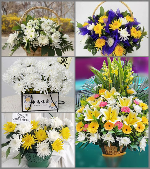 北京房山区周口店地区良各庄村白事提篮配送